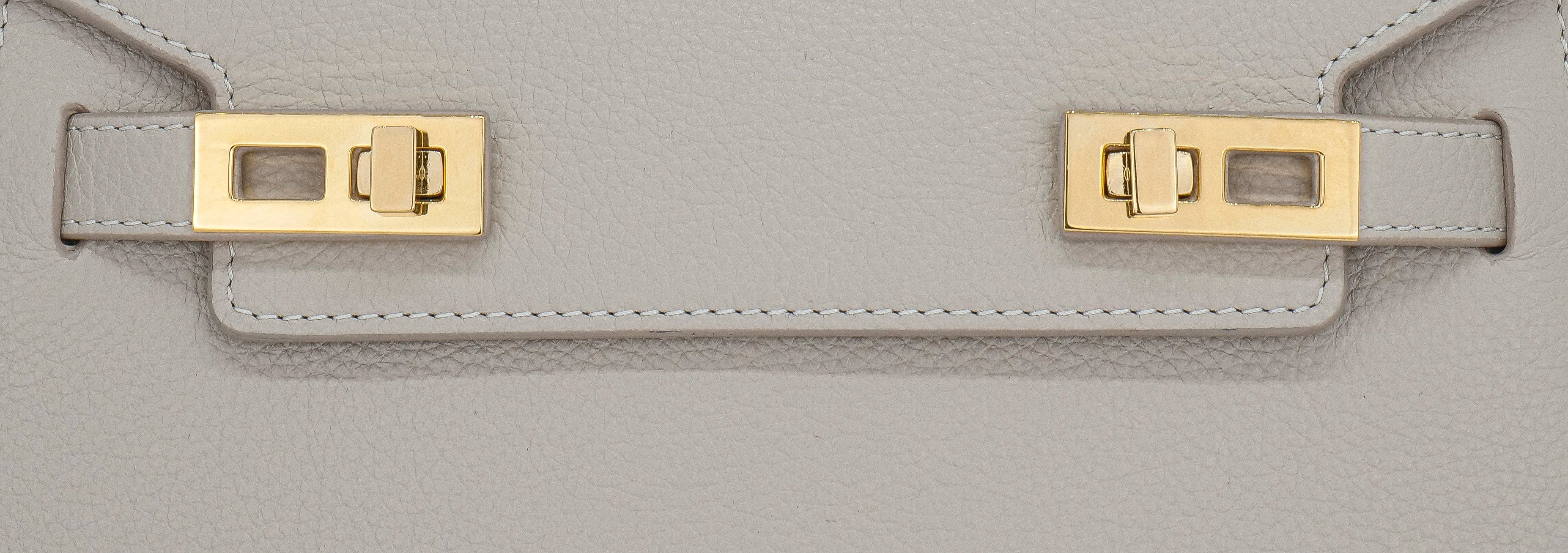 Beige Leather Bag