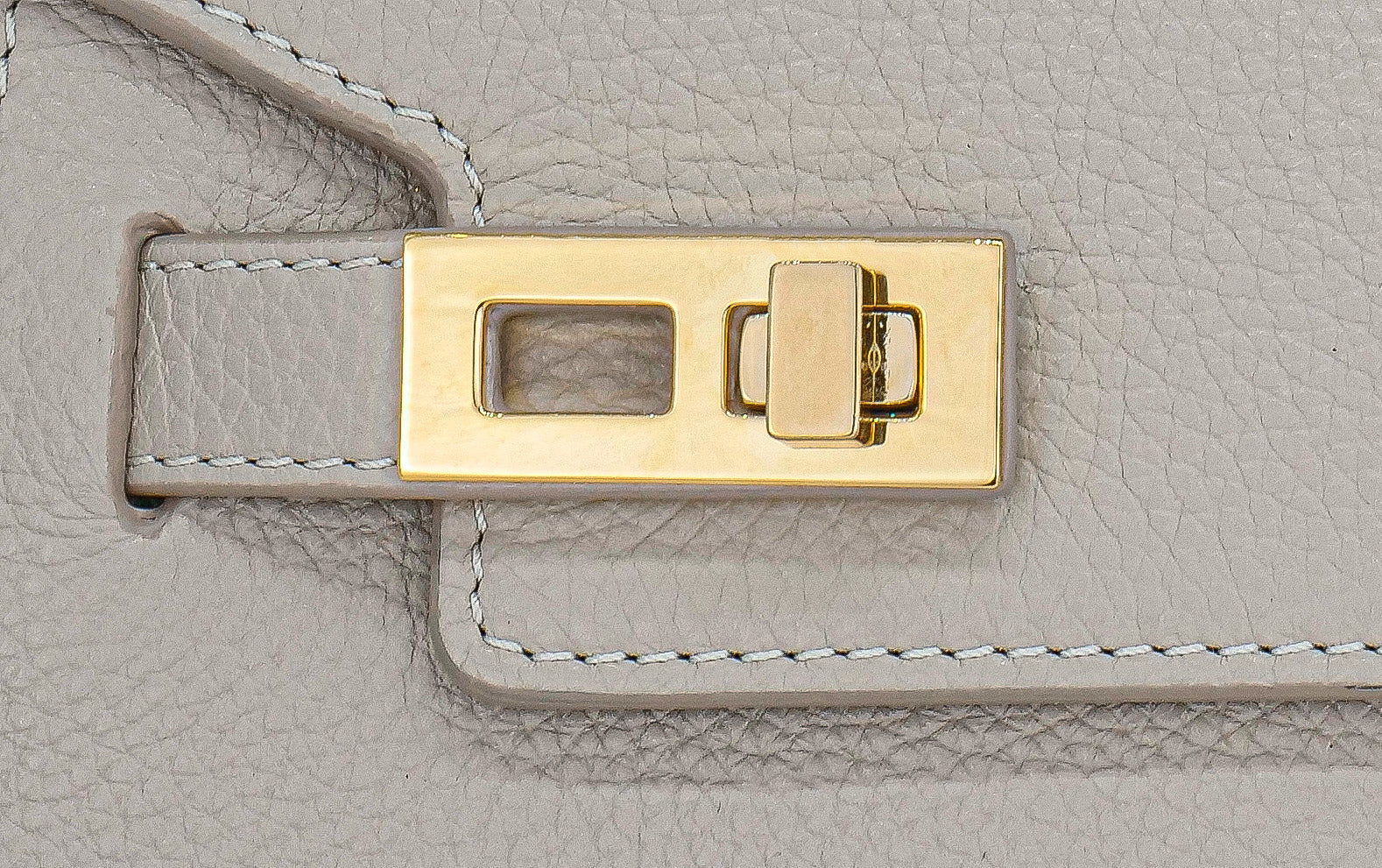 Beige Leather Bag