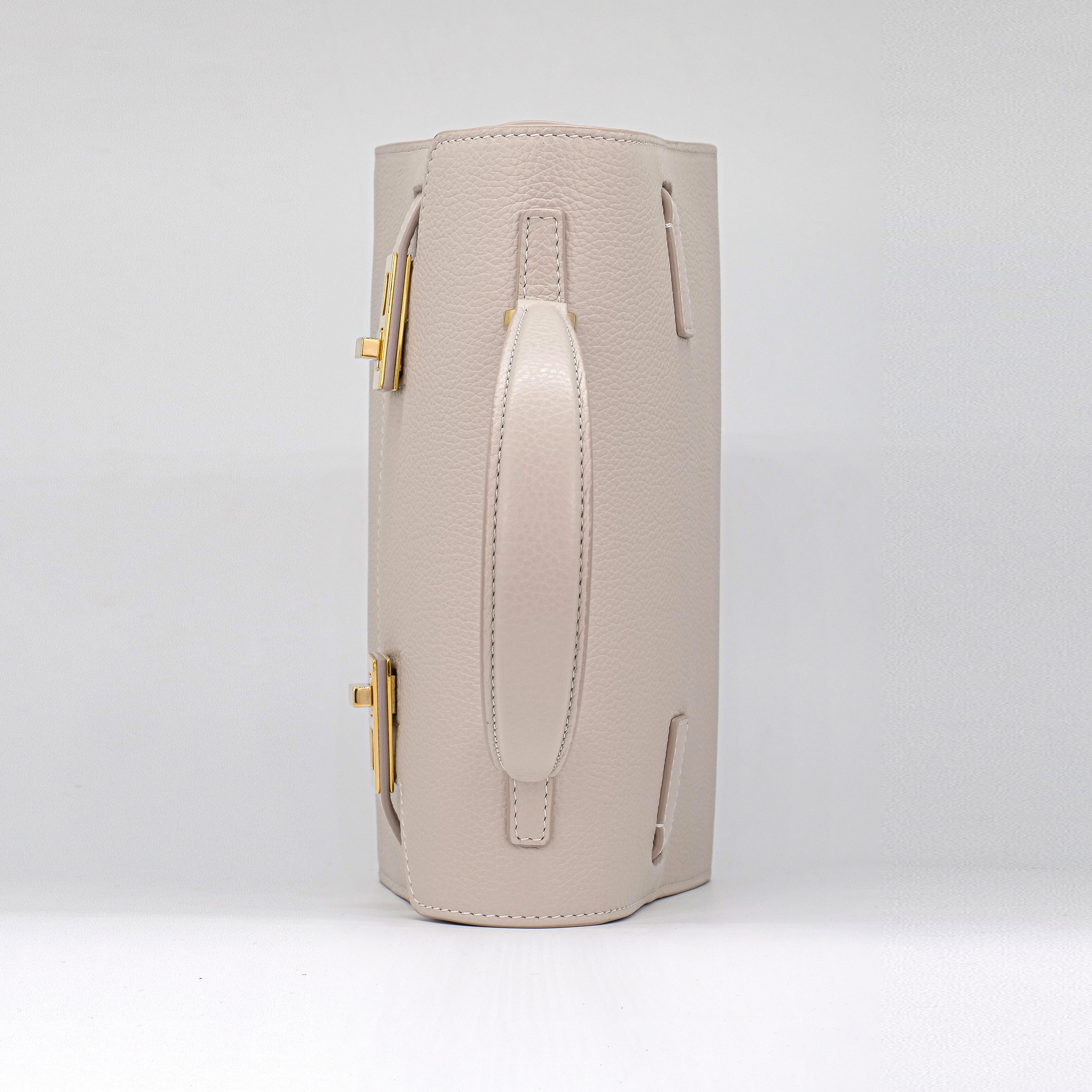 Beige Leather Bag