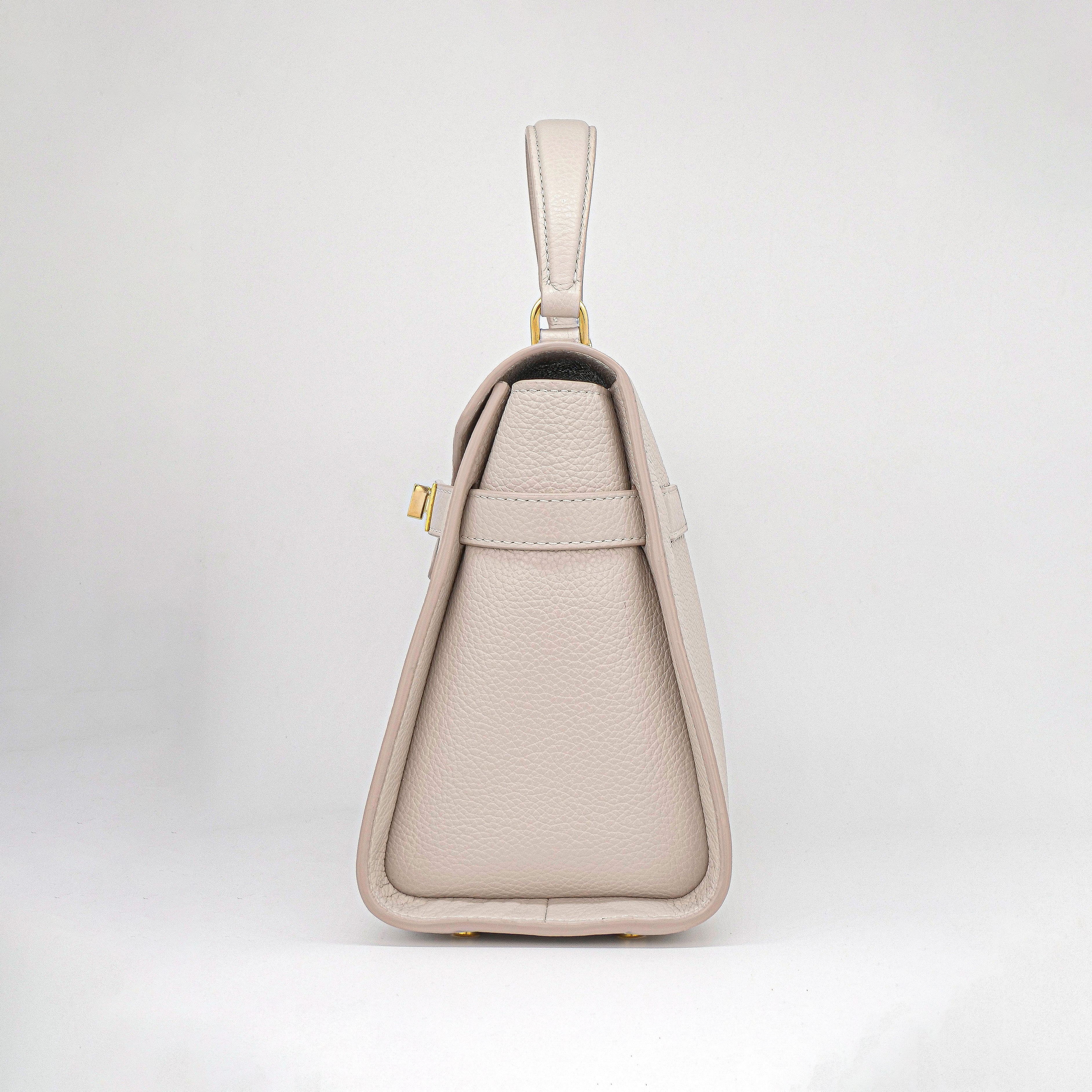 Beige Leather Bag