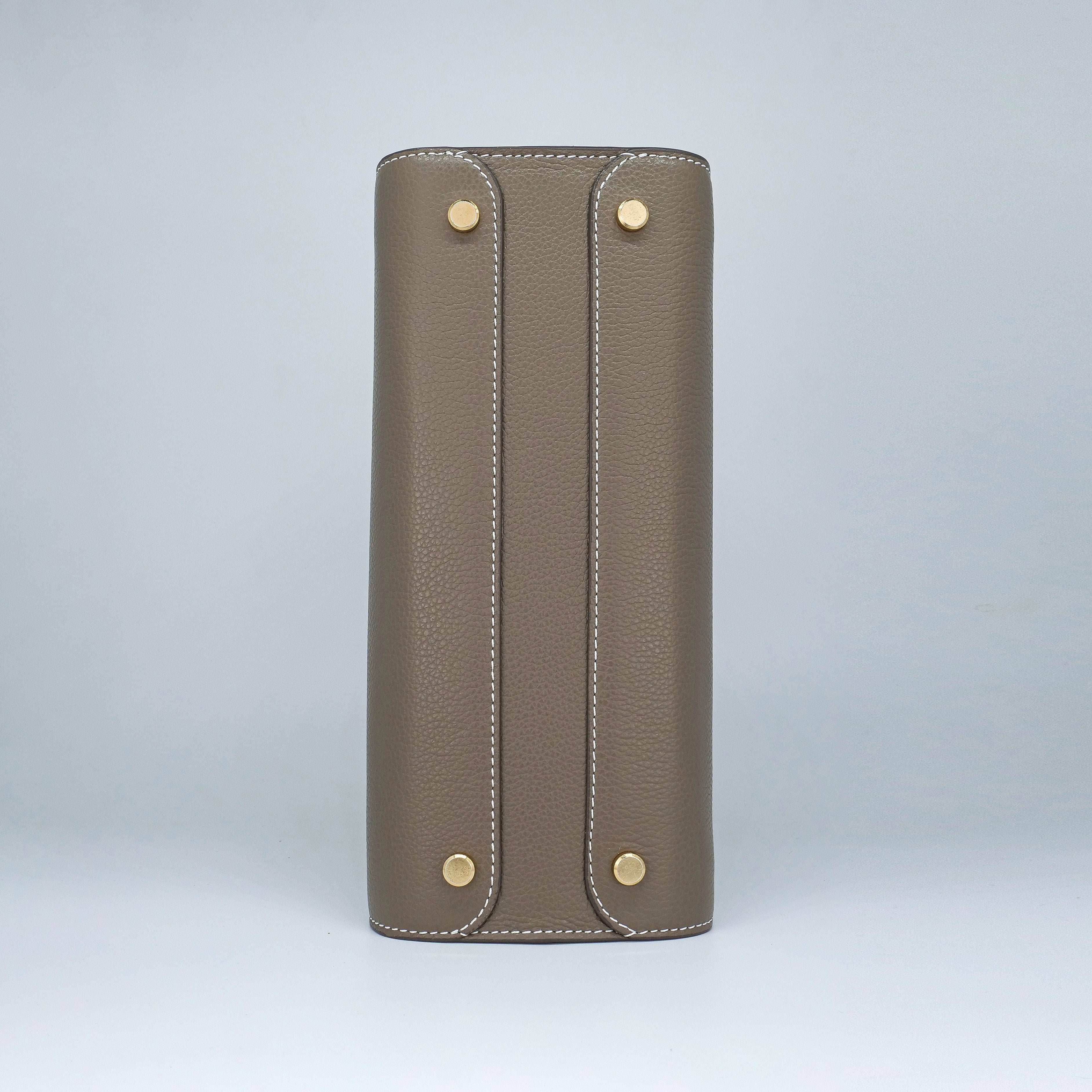 Grey Leather Bag